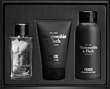 Abercrombie & Fitch Fierce Eau de Cologne Gift Set for Men - (1.7 oz) Cologne, Hair & Body Wash and Body Spray
