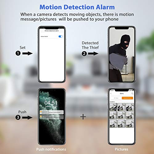 Mini Spy Camera WiFi, HD 1080P Mini Spy Camera Wireless Hidden Camera