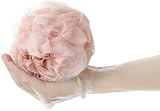 Omenluck 1Set Long Bath Loofahs Exfoliating Back Scrubber Shower Balls Pink view 4