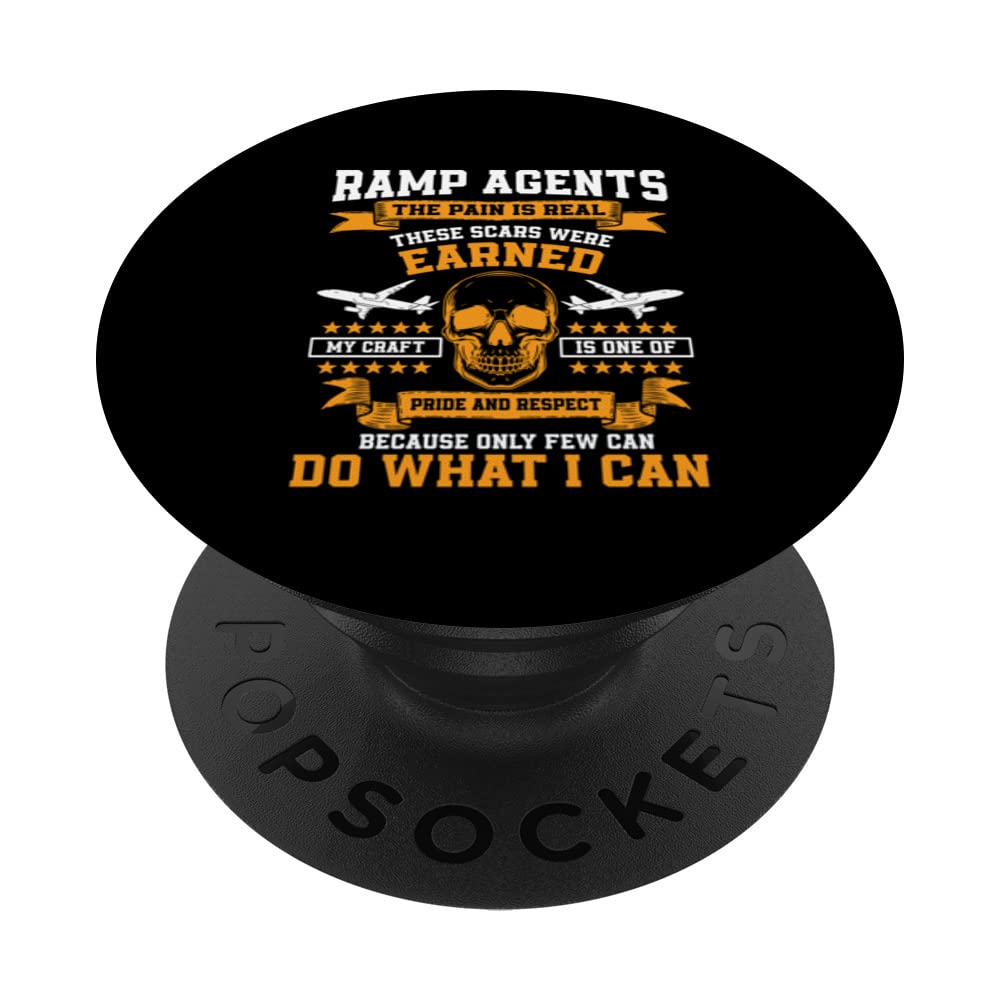 Great Ramp Agents Outfit Aircraft Service Baggage Handling PopSockets Swappable PopGrip