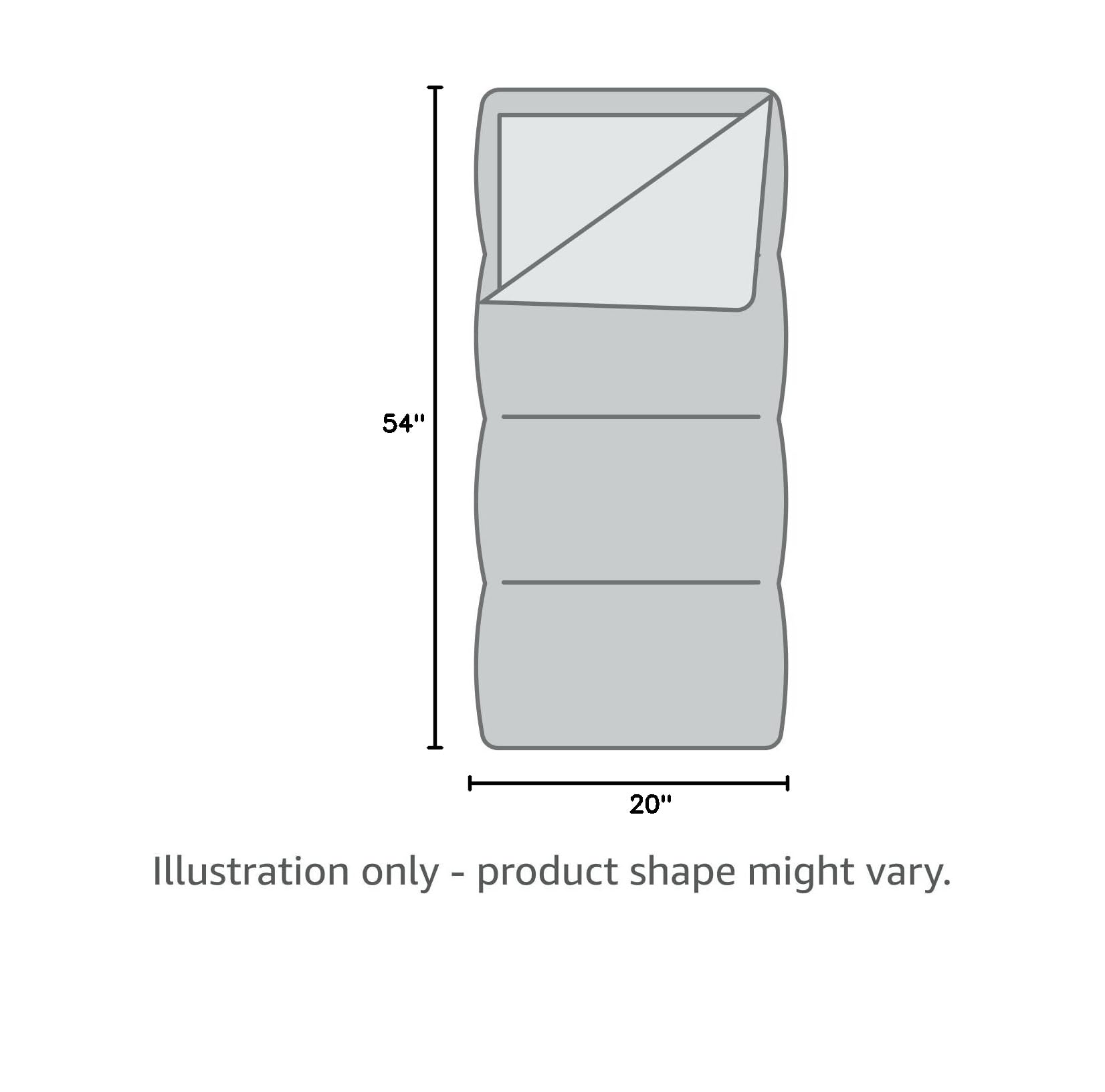 Happy Nappers Pillow & Sleepy Sack- Comfy, Cozy, Compact, Super Soft, Warm, All Season, Sleeping Bag with Pillow- Medium 54” x 20”, Shimmer Unicorn