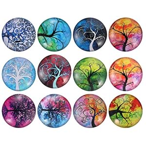 SOLUSTRE 12St Koelkastmagneten Mooie Glazen Koelkastmagneten Verwijderbare Koelkastmagneten Stickers Decor Voor…