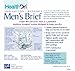 HealthDri Men's Moderate Incontinence Washable Cotton Brief X-Large