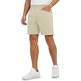 TBMPOY Men's Golf Shorts 7" Stretch Dress Casual Elastic Waist Short Quick Dry Lightweight Hiking Shorts with 4 Pockets