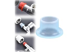 FANSUIT Faucet Leak-Proof Sealing Gasket, 2024 New Silicone Raw Material Belt, Faucet Silicone Gasket Sealing Ring Rubber Gasket, Leak-Proof Silicone Plug for Faucet Triangle Valve (10pcs-White)