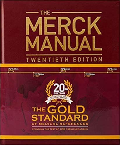 Amazon Com 0911910425 9780911910421 The Merck Manual Of Diagnosis And Therapy 20th Edition Hardcover Everything Else