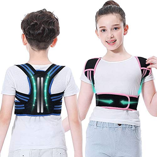 Photo 1 of Lexniush Professional Posture Corrector for Kids, Adjustable Upper Back Posture Brace for Teenagers Boys and Girls Under Clothes Spinal Support to Improves Slouch, Prevent Humpback, Relieve Back Pain