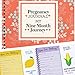 My 9 Month Journey | Pregnancy Journal Memory Book with Stickers | Baby Scrapbook and Photo Album | Pregnancy Must Haves Gifts for First Time Moms | Picture and Milestone Books for Toddlers
