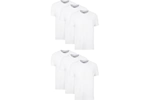 Hanes Packs, Stay-Tucked Soft Cotton, Best Undershirts for Men, White/Black/Asstd Multipacks