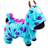 iBaste Small Dog's Soft Fleece Hoodie Clothes with Pants Small Dog Jacket Coat Casual Indoor