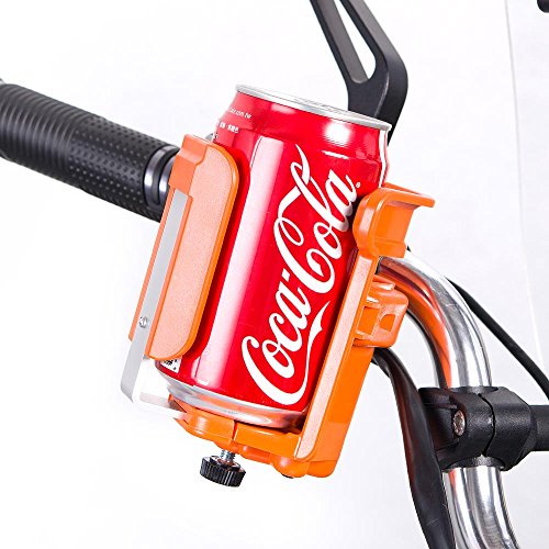 KiWAV Magazi orange drink beverage cup tumbler holder for motorcycle ATV scooter