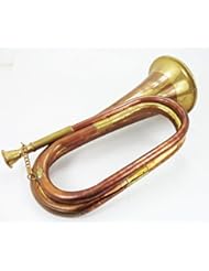 Musical Instruments: Military Chinese Army Brass Blowing Bugle Attack War Command Signal Horn - Dorpmarket