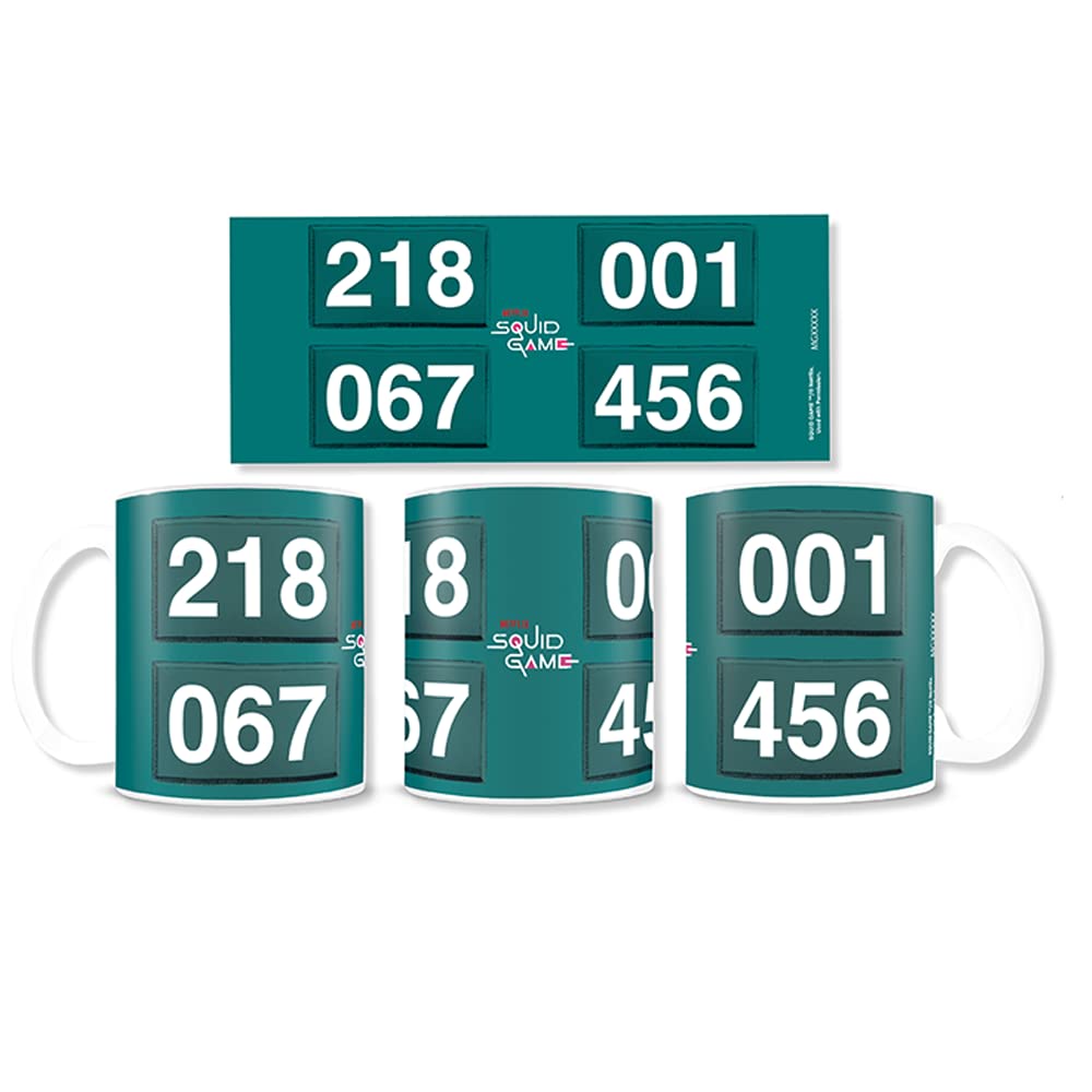 Pyramid International Squid Game Mug Officially Licensed Netflix Mug 11oz (Numbers)