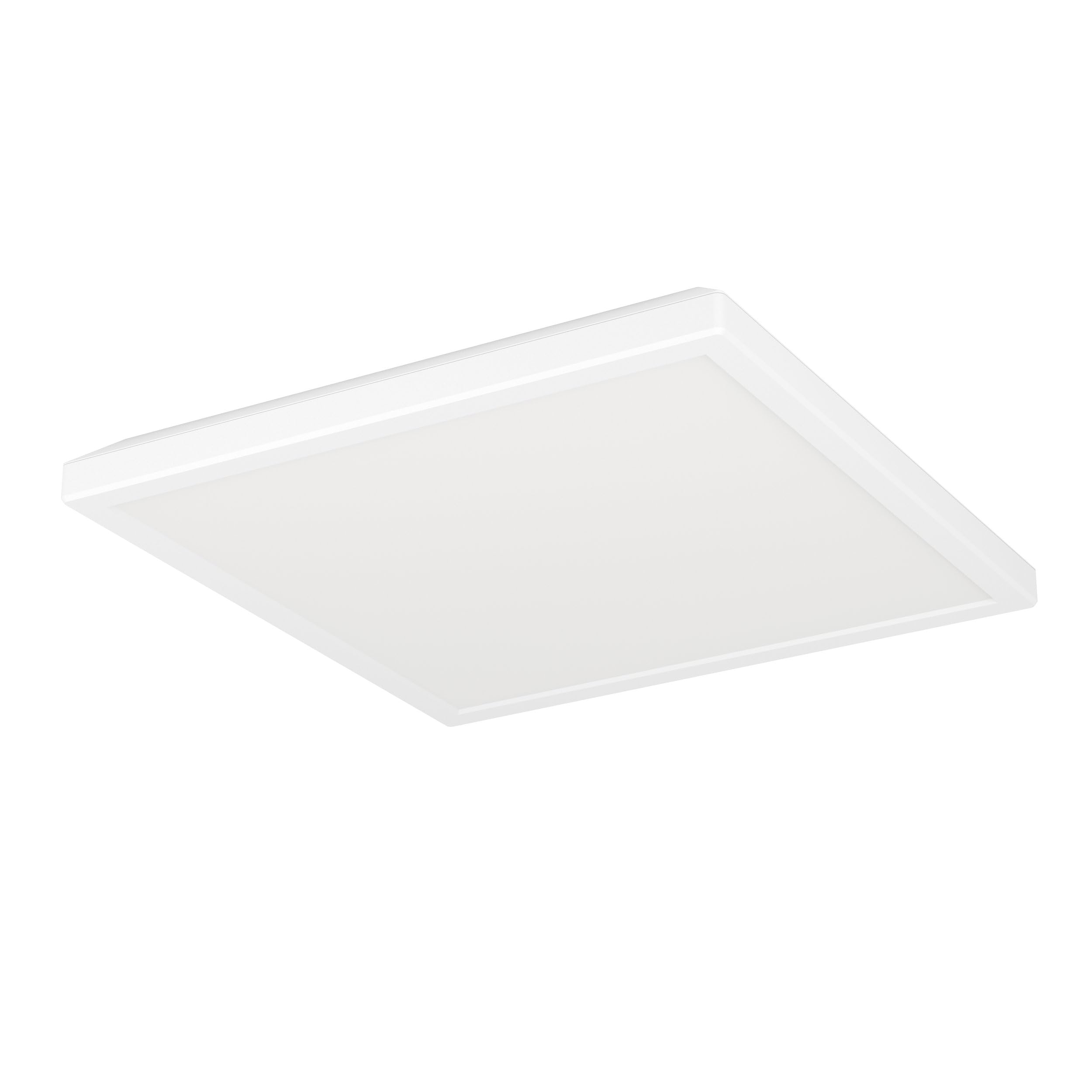 Eglo LED Ceiling Light Fitting Rovito, Round Ceiling lamp, Bathroom Lighting, Flush luminaire Made of Plastic in White, Warm White-Cold White, IP44, 29x29 cm
