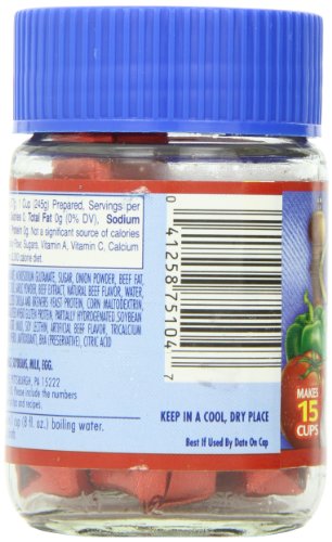 Wylar's Instant Beef Bouillon Cubes (2oz Jar, Pack of 24)