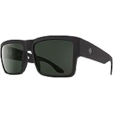 Spy Cyrus Square Sunglasses for Men for Women +BUNDLE with ACCESSORY EYEWEAR KIT