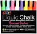 LIQUID CHALK MARKERS - Premium Chalk Ink Paint Pens 8pck 6mm Chisel Tip