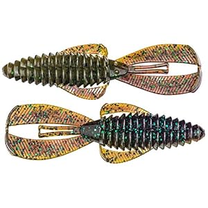 Strike King Rage Tail Structure Bug 10,2 Cm Plastique Souple Creature Lot De 7