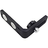 Laser Level L-Shape Magnetic Bracket, 1/4" &amp; 5/8" Thread Adapter Mount | Wall mounting holder for line laser level for Topcon Hilti Bosch Dewalt Huepar Spectra Leica