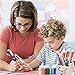 Multicolor Pen 6-in-1 Color 0.5mm Pack of 6 pcs, 6 Color Ballpoint Pen Office Shcool Supplies Students Children Gift