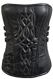 Goodcosplay Women's Black Corset Underworld Awakening Selene Costume Outfit Attire Sexy Vintage Underbust