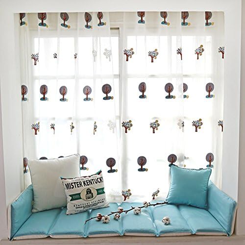 Bay window cushion cover seats pad,Window sill cushion non-Slip mat sponge fashion-A 60x120cm(24x47inch)