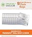 Pack Think Crucial - Cloth Bags 9 - Compatible with Kenmore Canister Type C - 5055, 50557, 50558 - Type Q - Type C-5 & C-19 (MC-V295H) - Compare to Kenmore Part # 433934-9 Pack