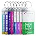 Cruise Tags - Luggage Etag Holders Zip Seal & Steel Loops Thick PVC