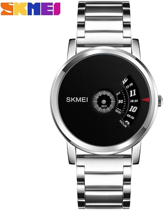 Amazon Qtmiao ファッション時計美しい時計 Watchメンズクリエイティブポインターファッションスチールベルトウォッチ防水クォーツ腕時計 Color 3 メンズ腕時計 腕時計 通販