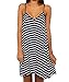Mansy Women's Summer Strap Loose V-neck Halter Casual Beach Dress