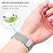 CAGOS Compatible Galaxy Watch (42mm)/Galaxy Watch Active Bands Sets, 20mm 2 Pack Stainless Steel Milanese Loop Mesh Bracelet Strap Replacement for Galaxy Watch 42mm/ Ticwatch E Smartwatch -Small