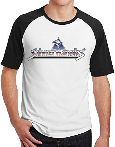 Silverhawks Animated Television Series TEE Raglan Shirts Short Sleeve T Shirt