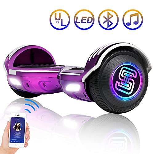 SISIGAD Hoverboard Self Balancing Scooter 6.5 TwoWheel Self Balancing