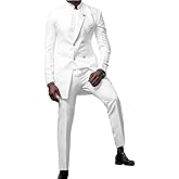 African Suit for Men Elegant Dashiki Blazer Pants 2 Piece Set Business Attire Party Outfit Clothing