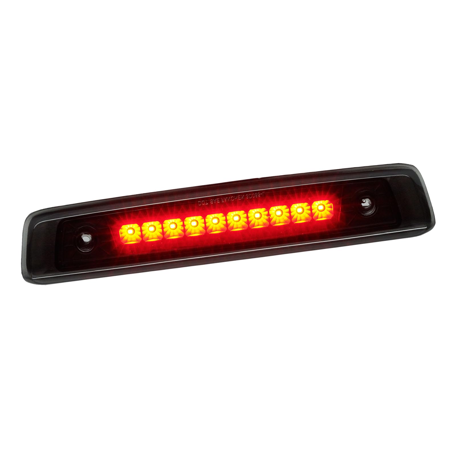 Photo 1 of Cxdar Third 3rd Brake Light LED for 2006-2010 Jeep Commander, High Mount Rear Brake Lights Assembly for 06-10 Commander, Waterproof Center Cab Lamp Stop Light (Black)