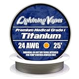 LV Titanium Grade 1 Wire 24 AWG - 25'