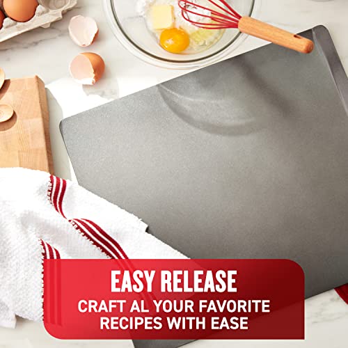 AirBake Dark Nonstick 2 Pack Cookie Sheet Set, 14 x 12in and 16 x 14in
