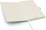 Notes London Eco A5 Notebook Pastel Mint with Pen Loop & Pocket view 2