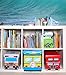 Yellow & Blue Train Collapsible Storage Organizer by Clever Creations | Storage Box Folding Storage Ottoman for Your Bedroom | Perfect Size Storage Chest for Books, Shoes & Games