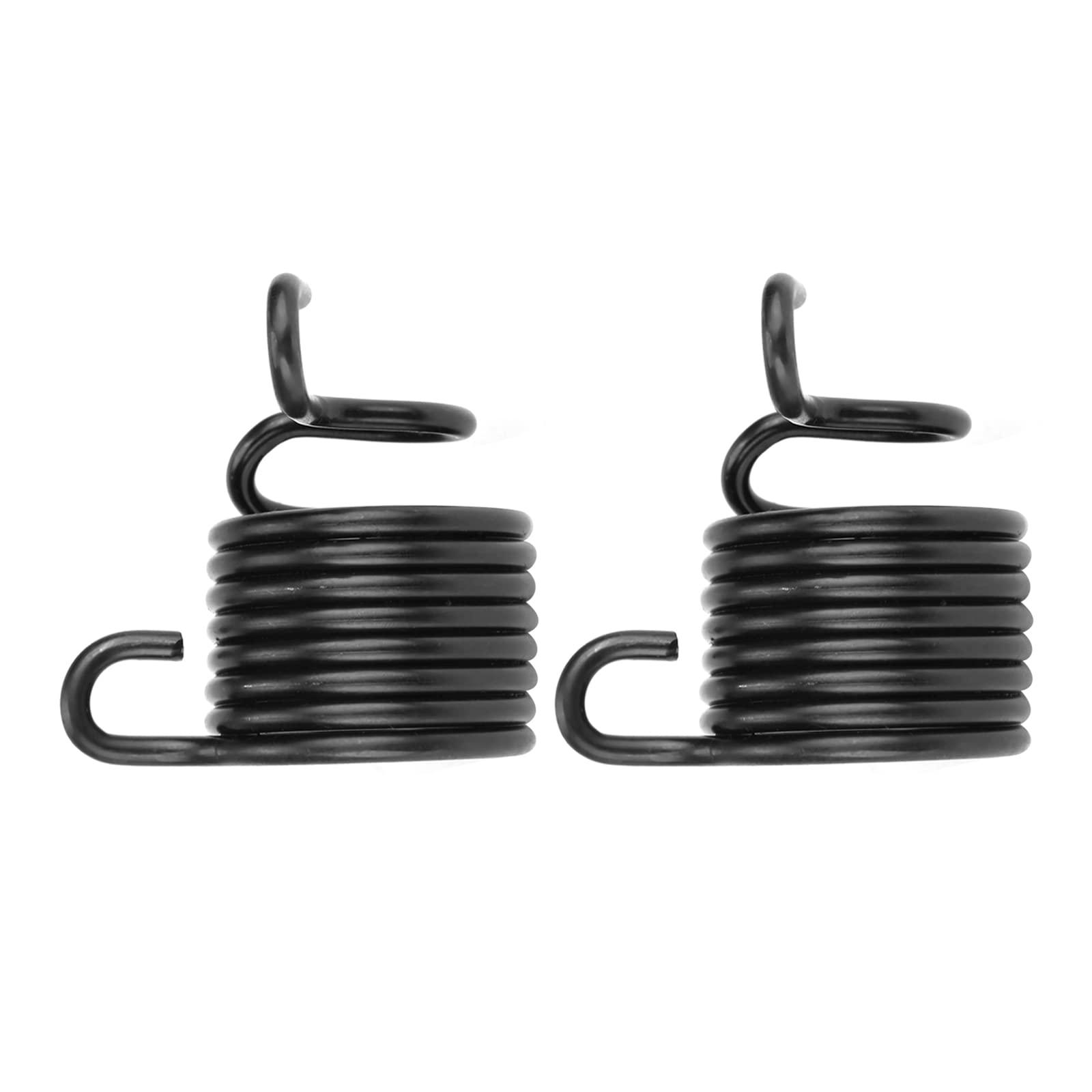 Pneumatic Hammer Spring Replacement Set Air Hammer Retaining Spring Kit 2 Pieces Carbon Steel Flat Buffer Design 34.4mm Outer Diameter with Carbon Steel 8 Turn Springs