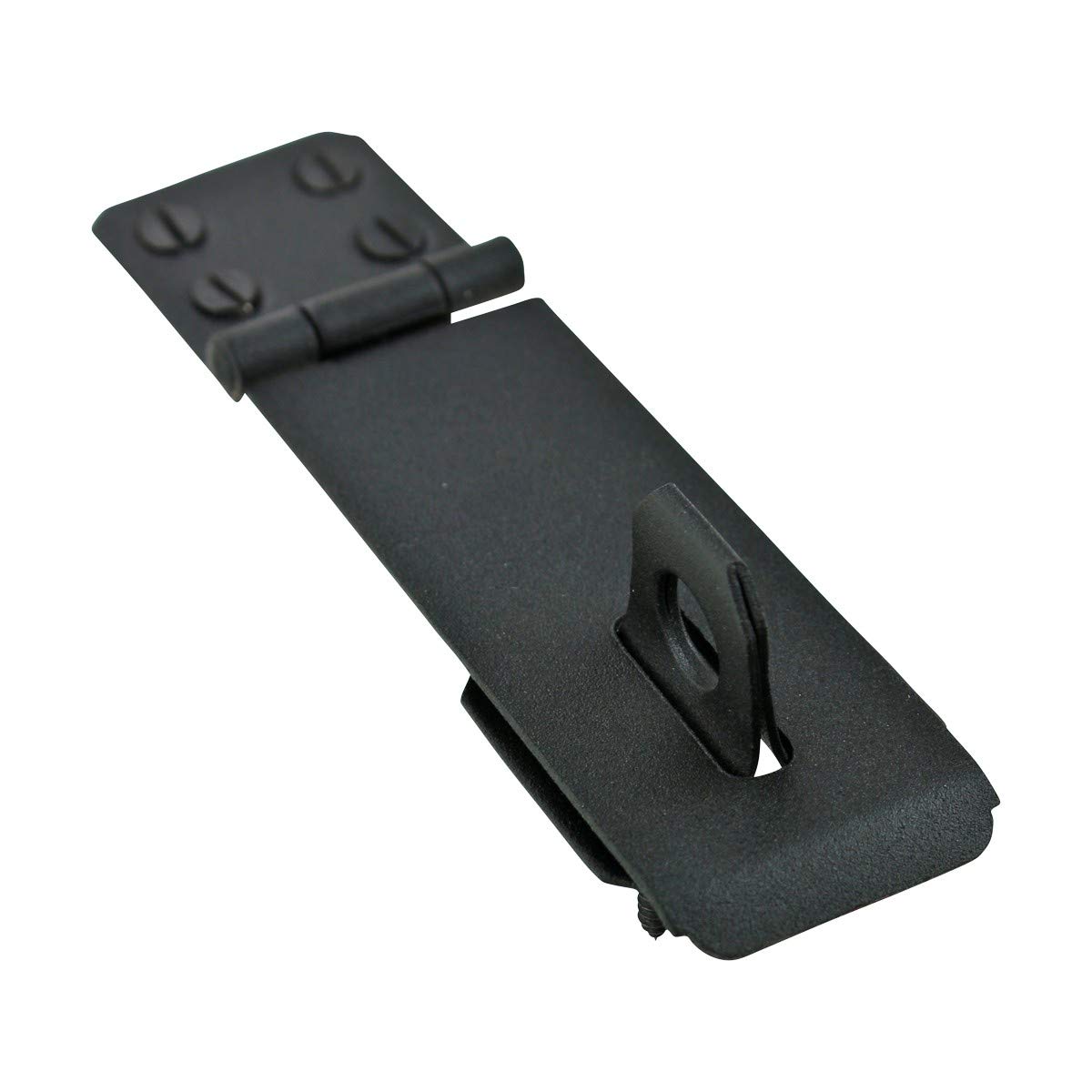 Black Wrought Iron Hasp 5.875 in Medium Hasp and Staples Tools & Home