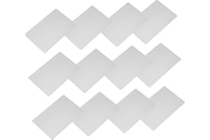 LOEFLIFA 50pcs Silver Metal Name Cards Blank Aluminum Alloy for Laser Engraving Office Business Use Smooth Surface