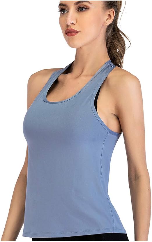 womens sleeveless workout tops