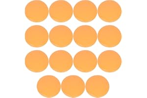 ULTECHNOVO 20Pcs Warm Color Correction Gel Filters 2.91 Inch Round Stickers for Led Spotlights and Speedlight Gels Self-Adhes