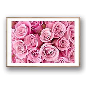 Framed Canvas Wall Art for Living Room, Bedroom Rose Flowers Canvas Prints for Modern Home Decoration Ready to Hang - 16"x24" inches