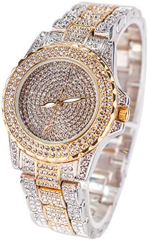 Smalody Round Luxury Women Watch Crystal Rhinestone Diamond