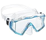 Phantom Aquatics Panoramic Scuba Snorkeling Dive Mask, Aqua