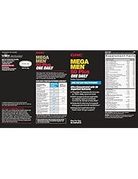 Mega Men 50 Plus One Daily Unisex Polipropileno (PP) Rosa, M, 1