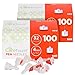Care Touch Pen Needles 32 Gauge, 5/32 Inches, 4mm - 200 (2x100) Pen Needles