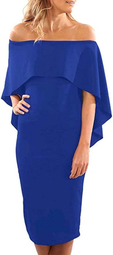 off shoulder pencil gown